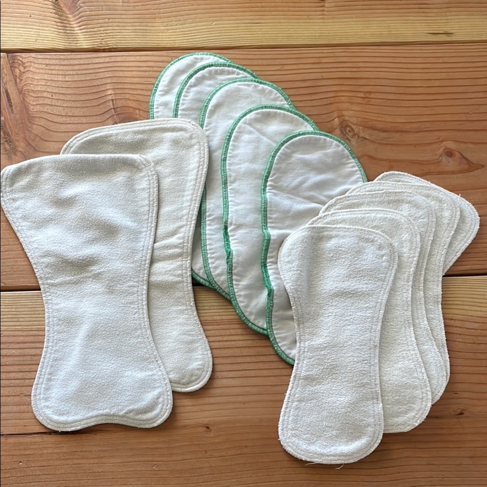 Geffenbaby and BabeeGreens cloth diaper insert bundle